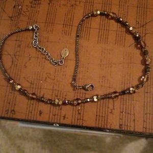Necklace,  Brown Beaded